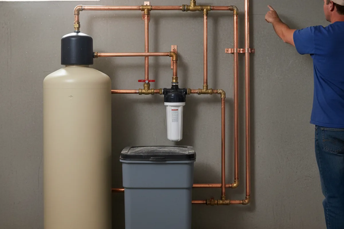 Whole-house water treatment system installed in Newtown